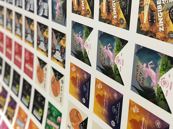 Label Packaging Boxed Sample